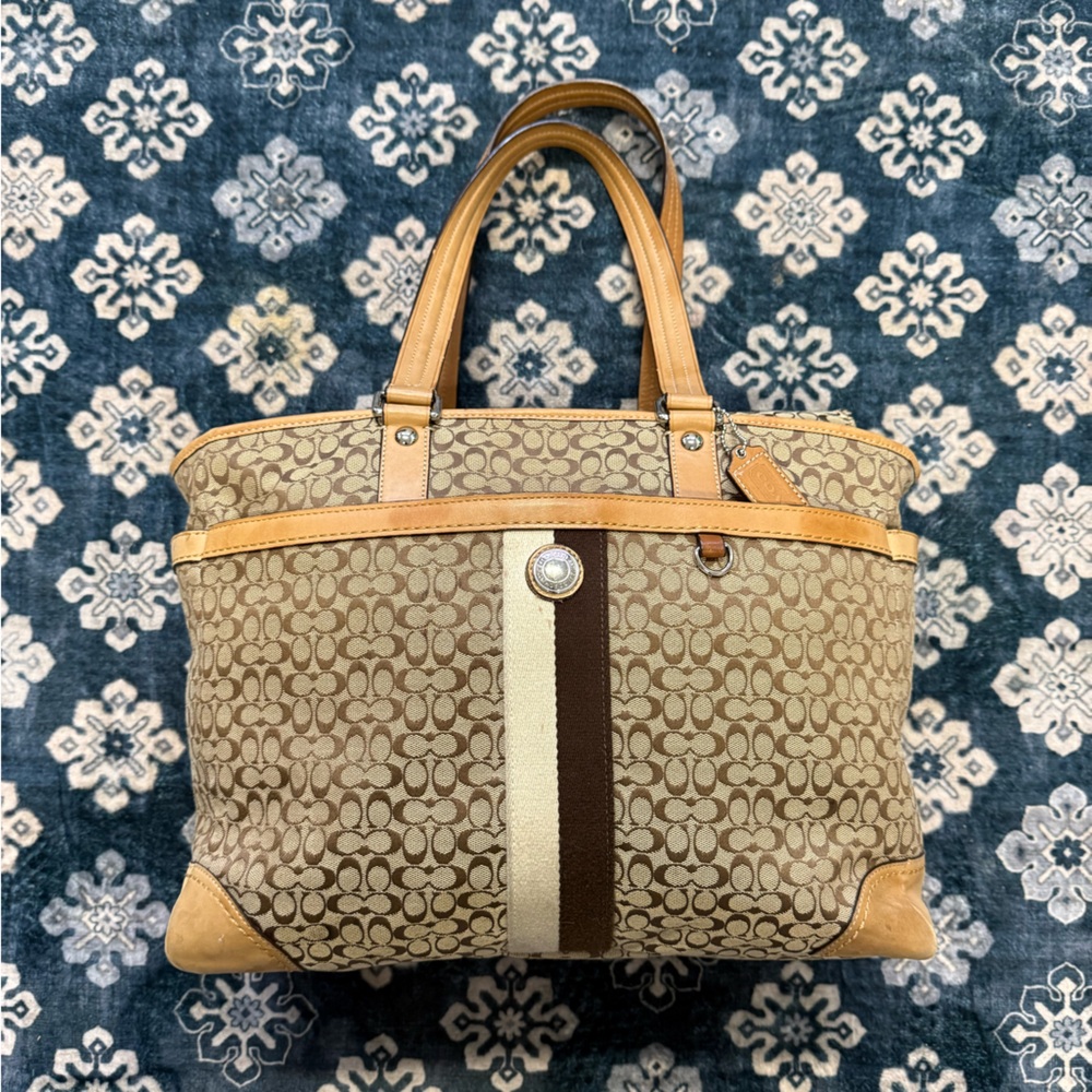 Authentic vintage coach diaper bag
